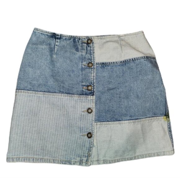 Guess Skirts Vintage 80s-90s Guess Denim Jean Skirt Skirt 30 in Small - Picture 1 of 15